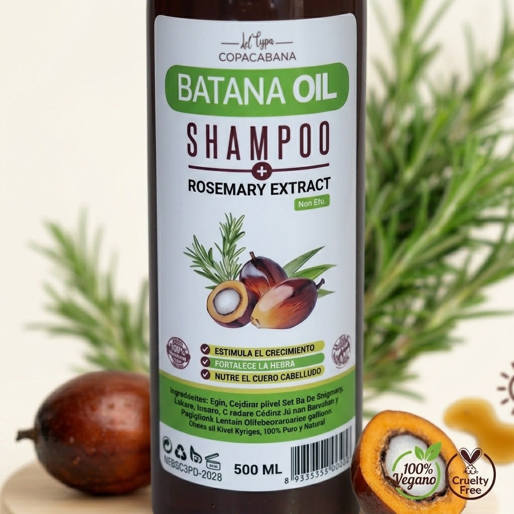 Shampoo de Batana para cuidado capilar