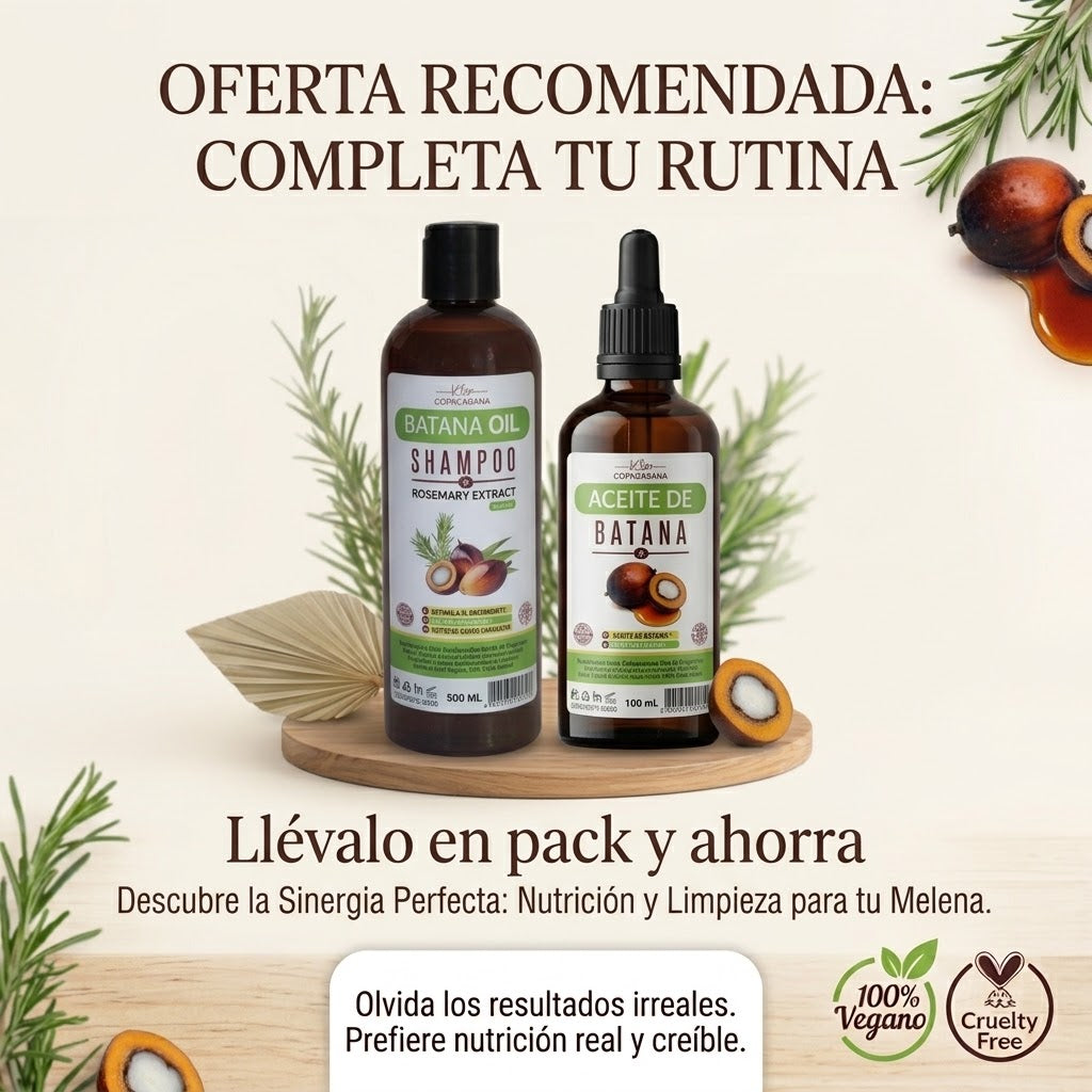 Shampoo de Batana para cuidado capilar